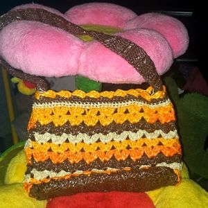 CROCHET VINTAGE SHOULDER BAG